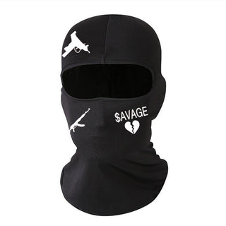 Outdoor Cycling Windproof Sun-proof And Breathable Neck Protection Heat Transfer Patch Printed Ice Silk Headgear - Phosgene