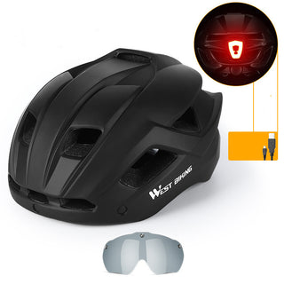 Cycling Helmet Integrated With Goggles Helmet Mountain Road Bike Helmet Equipment - Phosgene