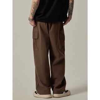 Retro Men's American Style Loose Casual Pants Phosgene