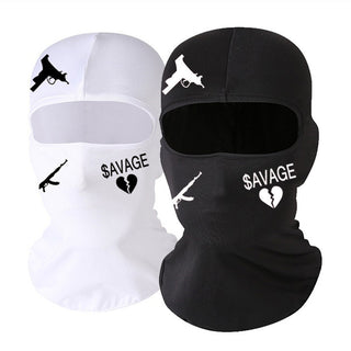 Outdoor Cycling Windproof Sun-proof And Breathable Neck Protection Heat Transfer Patch Printed Ice Silk Headgear - Phosgene