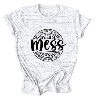 Round Neck T-shirt The House Car The Kids Top - Phosgene