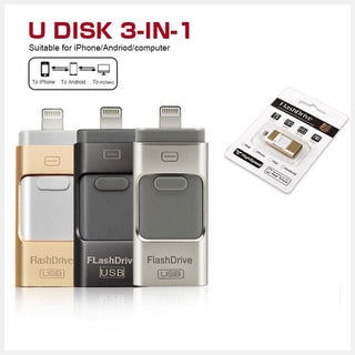 Three In One OTG USB Flash Disk For Computer And Mobile Phone - Phosgene