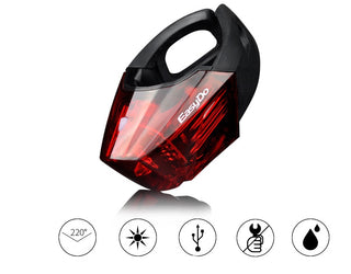 Bicycle Tail Light Safety Tail Light Night Riding Light - Phosgene