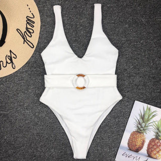 Women White Swimsuit - Phosgene