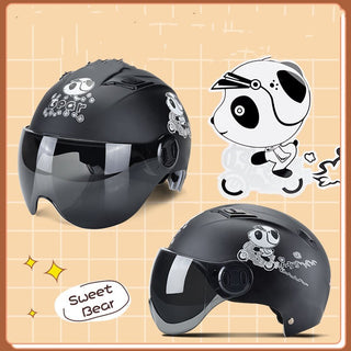 Winter Warm Battery Car Helmet Cute Korean Helmet - Phosgene