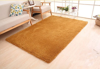 Living Room Rug Area Solid Carpet Fluffy Soft Home Decor White Plush Carpet Bedroom Carpet Kitchen Floor Mats White Rug Tapete - Phosgene