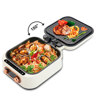 Household Multi-functional Electric Cooker Hot Pot Roasting Hot Pot One - Phosgene