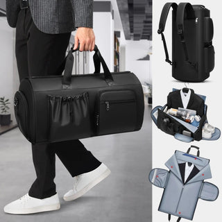 High Quality Waterproof Suit Bag For Men Large Capacity Travel Bag With Shoe Compartment Dry And Wet Separation Travel Organizer - Phosgene