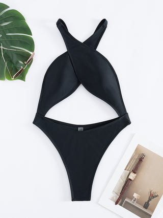 One-piece Bikini Hot Girl Neck Tight Women - Phosgene