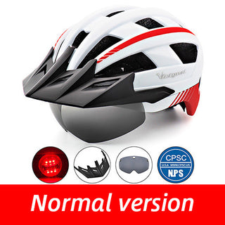 Driving helmet LED USB rechargeable bicycle helmet - Phosgene