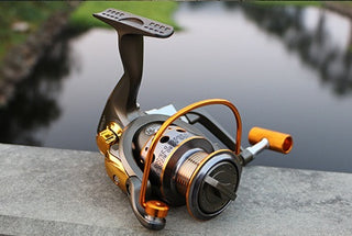 10-axis metal head reel fishing reel metal handle fishing tackle Phosgene