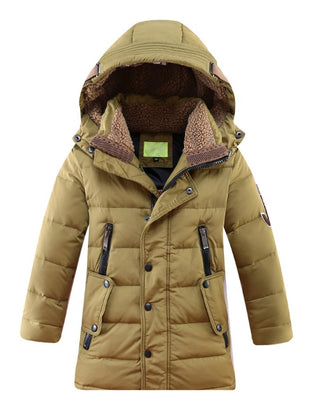 -30 Degree Children's Winter Jackets Duck Down Padded Children Clothing Big Boys Warm Winter Down Coat Thickening Outerwear - Phosgene