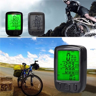 Multifunctional Chinese and English display Waterproof full screen luminous bicycle code table - Phosgene