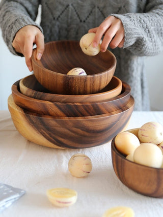 Acacia wooden bowl wooden tableware - Phosgene