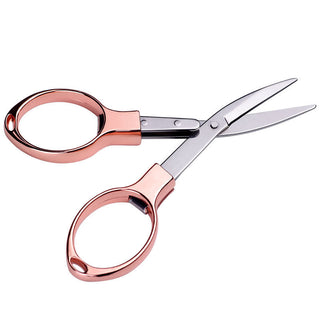 Mini Stainless Steel Folding Scissor Keychain Fishing Scissor Cutter Camping Tool Fishing Pliers Scissors Line Cutter Tool - Phosgene