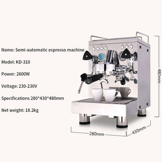 Full Semi-automatic Espresso Machine For Home And Business Use Phosgene