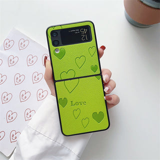 Suitable Z Flip3 Love Phone Case Ultra-thin Anti-drop - Phosgene