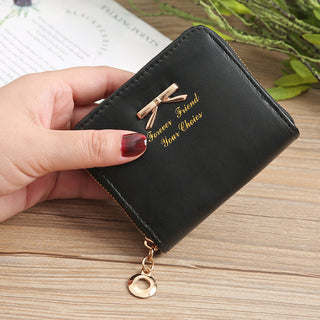 Women's Zipper Short Coin Purse Phosgene