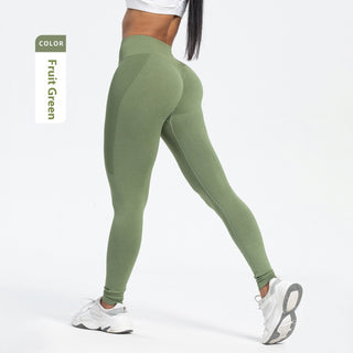 European And American Sports Seamless Hip Raise Yoga Pants Women Phosgene