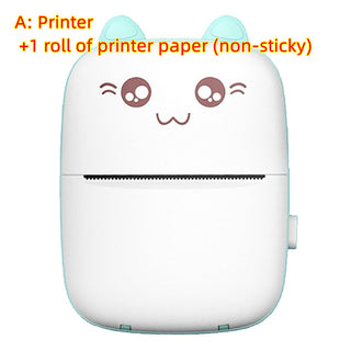 Mini Printer Portable Mini Bluetooth WiFi New Wrong Printer Mobile Phone Photo Title Note Hot Print Pocket Student Error Label Printer - Phosgene