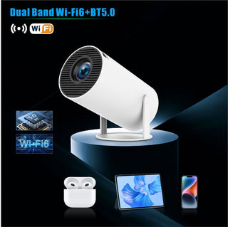 HY300 Pro Projector Home Theater Entertainment Portable Small Projector - Phosgene