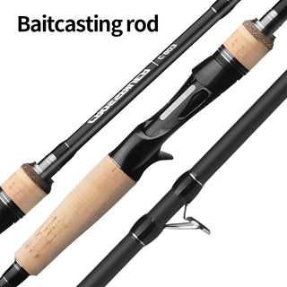 Three-section Lure Rod Adjustable Carbon Straight Handle Fishing Rod - Phosgene