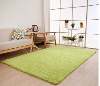 Living Room Rug Area Solid Carpet Fluffy Soft Home Decor White Plush Carpet Bedroom Carpet Kitchen Floor Mats White Rug Tapete - Phosgene