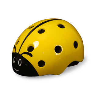 Kids Riding Bicycle Safety Helmet Adjustable Lovely Ladybug Riding Helmet. - Phosgene