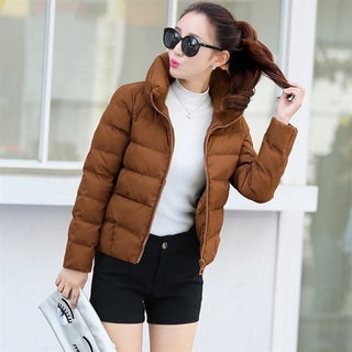 Fashionable warm short cotton coat - Phosgene