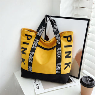 Casual Fashion Simple Large Capacity Handbag - Phosgene