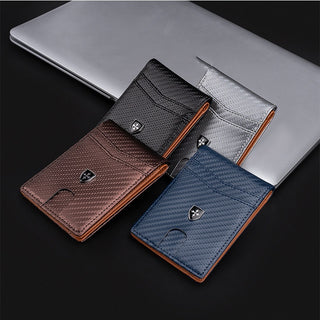 New Men's Wallet Short And Simple Two Fold - Phosgene