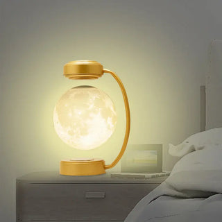 3D LED Moon Night Light Wireless Magnetic Levitating Rotating Floating Ball Lamp For School Office Bookshop Home Decoration Phosgene