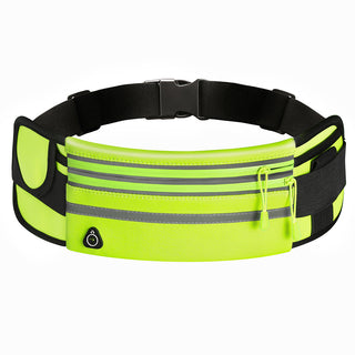 Double Zippers Waist Bags Waterproof Sports Running Fanny Pack - Phosgene