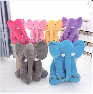 Soft Comfort Elephant Plush Toy  Accompany Sleeping Baby Sleep Child Pillow Leather Shell - Phosgene