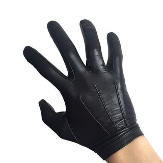 Men's Autumn And Winter Fleece-lined Warm Sheepskin Gloves - Phosgene