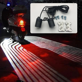 Electric Car Carpet Lamp Wing Projection Lamp - Phosgene