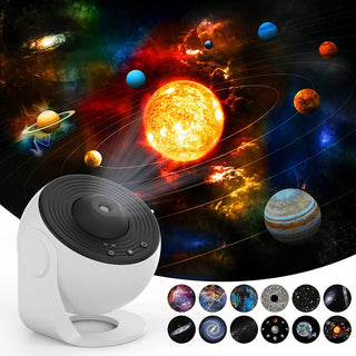 Night Light Galaxy Projector Starry Sky Projector 360 Rotate Planetarium Lamp For Kids Bedroom Valentines Day Gift Wedding Deco - Phosgene