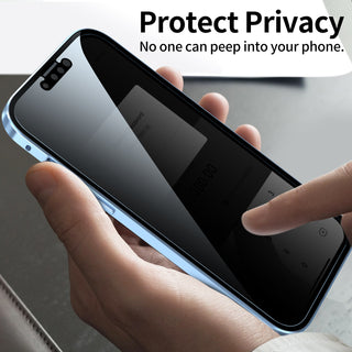 Privacy-proof Magneto Phone Case Double Sided Metal Frame - Phosgene