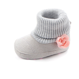 New Products Of Spring And Autumn, Three Women Baby Boots, Wholesale Screw Sleeve Socks, Mouth Shoes, Baby Toddler Shoes 0757 - Phosgene