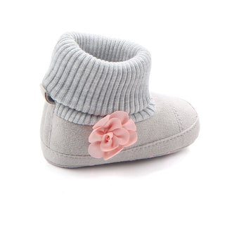 New Products Of Spring And Autumn, Three Women Baby Boots, Wholesale Screw Sleeve Socks, Mouth Shoes, Baby Toddler Shoes 0757 - Phosgene