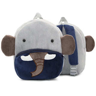 Cute Plush Backpacks Kindergarten Cartoon School Bags Children Animal Toys Bag - Phosgene