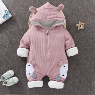 Autumn Winter Coat Jumpsuit Baby Clothing Newborn Snowsuit Boy Warm Romper Down Cotton Jackets Girl Snow clothes Bodysuit - Phosgene