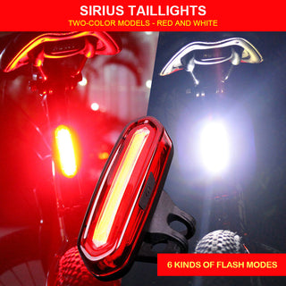 Two-color bicycle tail light - Phosgene