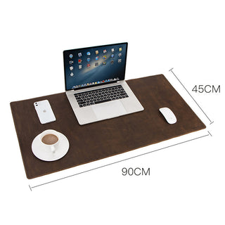 Extra large non-slip desktop computer desk leather pad - Phosgene