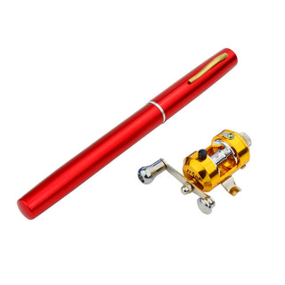 1 meters foreign trade Mini fishing rod, cross border Amazon WISH portable pen fishing rod Fishing Rod A Phosgene