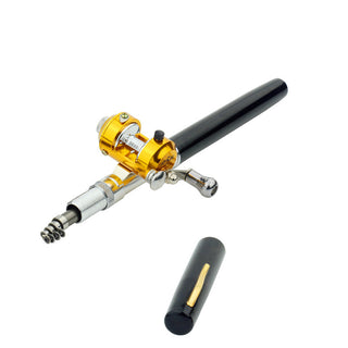 1 meters foreign trade Mini fishing rod, cross border Amazon WISH portable pen fishing rod Fishing Rod A Phosgene