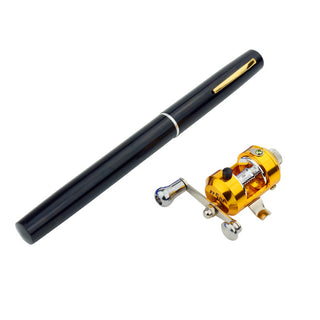 1 meters foreign trade Mini fishing rod, cross border Amazon WISH portable pen fishing rod Fishing Rod A Phosgene