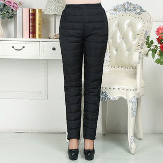 Women's double-sided straight slim slimming warm pants - Phosgene