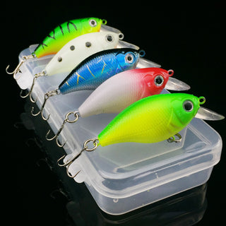 WALK FISH 5Pcs Lot Fishing Lure 5 Color Minnow Road Bait Small Fatty Fish Bait Fishing Gear Hard Bait Spinner Artificial Bait - Phosgene