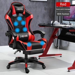 Men's Computer Home Comfort Ergonomic Dormitory Gaming Seat Swivel Chair - Phosgene